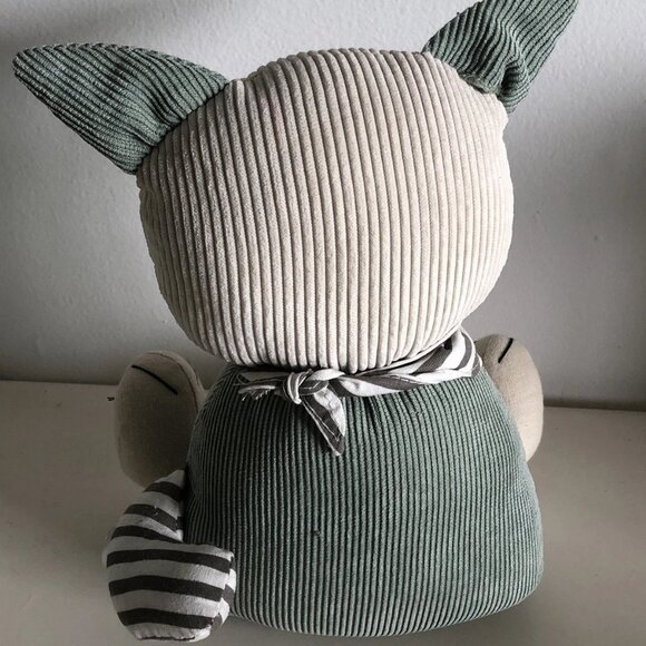 Fabric Door Block Cute Cat Stopper Bathroom Bedroom Decorative Animal Doorstop - Picture 3 of 5